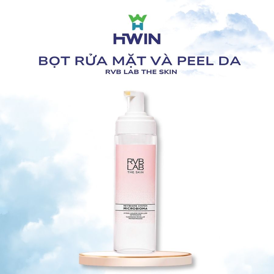 BỌT RỬA MẶT VÀ PEEL DA RVB LAB HWIN 2