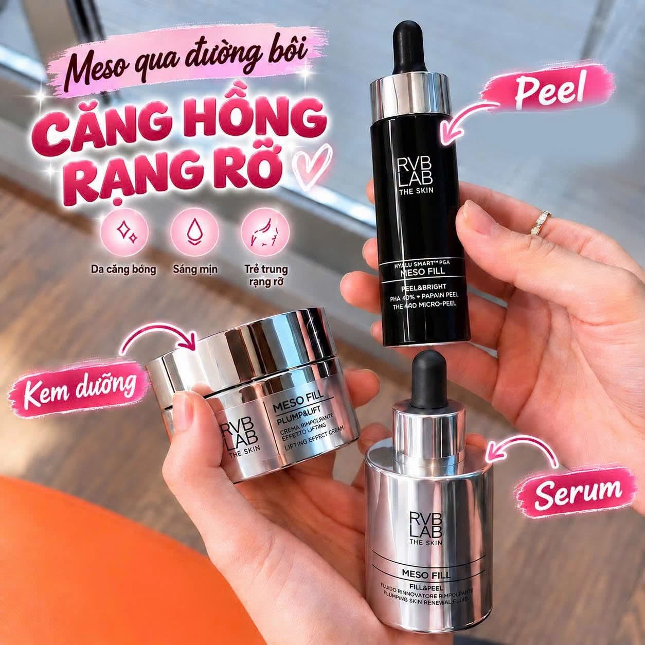 bộ 3 meso bạc